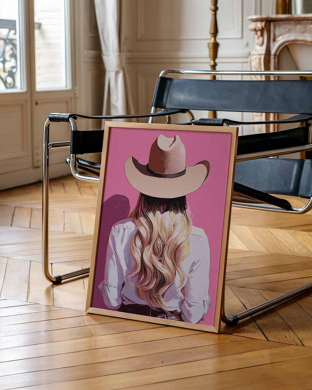 Stijlvolle Cowgirl Poster