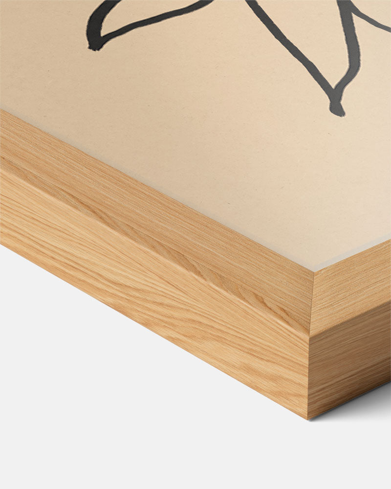 Organische Lijnen Poster-WallArtistic