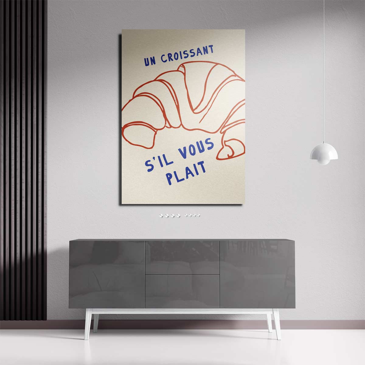 Franse Croissant Poster