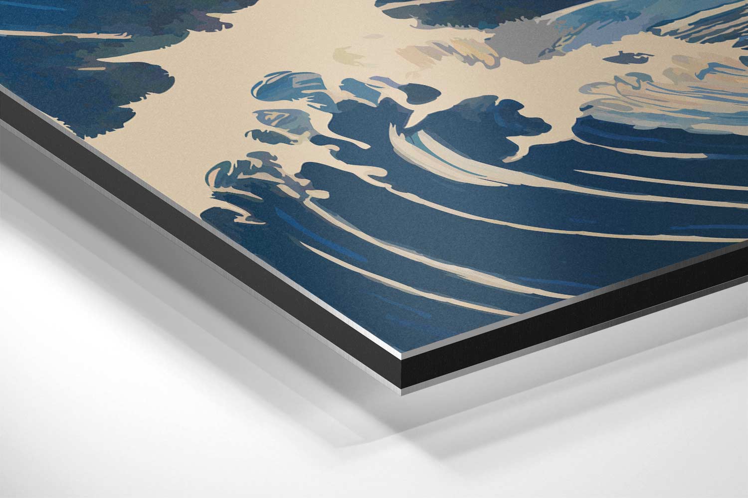 Golven van de Oceaan Kunstwerk-canvas-dibond-plexiglas-wanddecoratie-WallArtistic