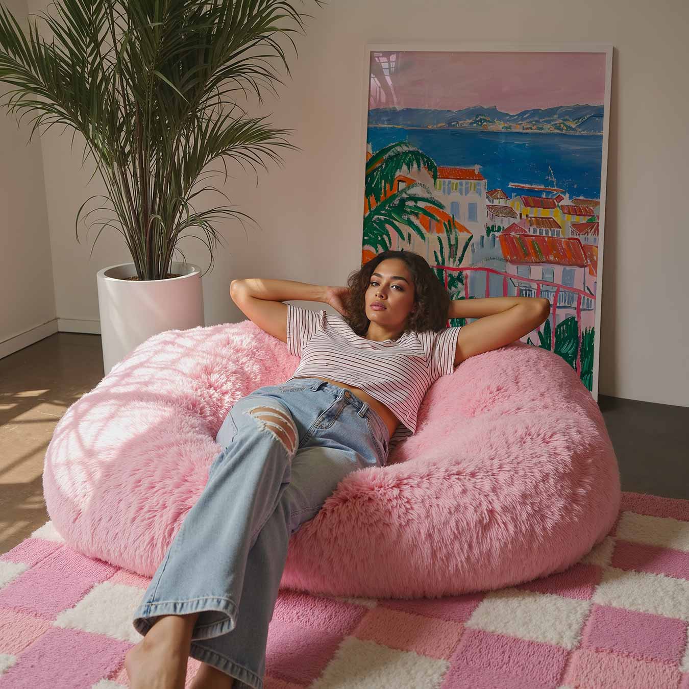 Zonovergoten Mediterrane Uitzicht Poster-WallArtistic