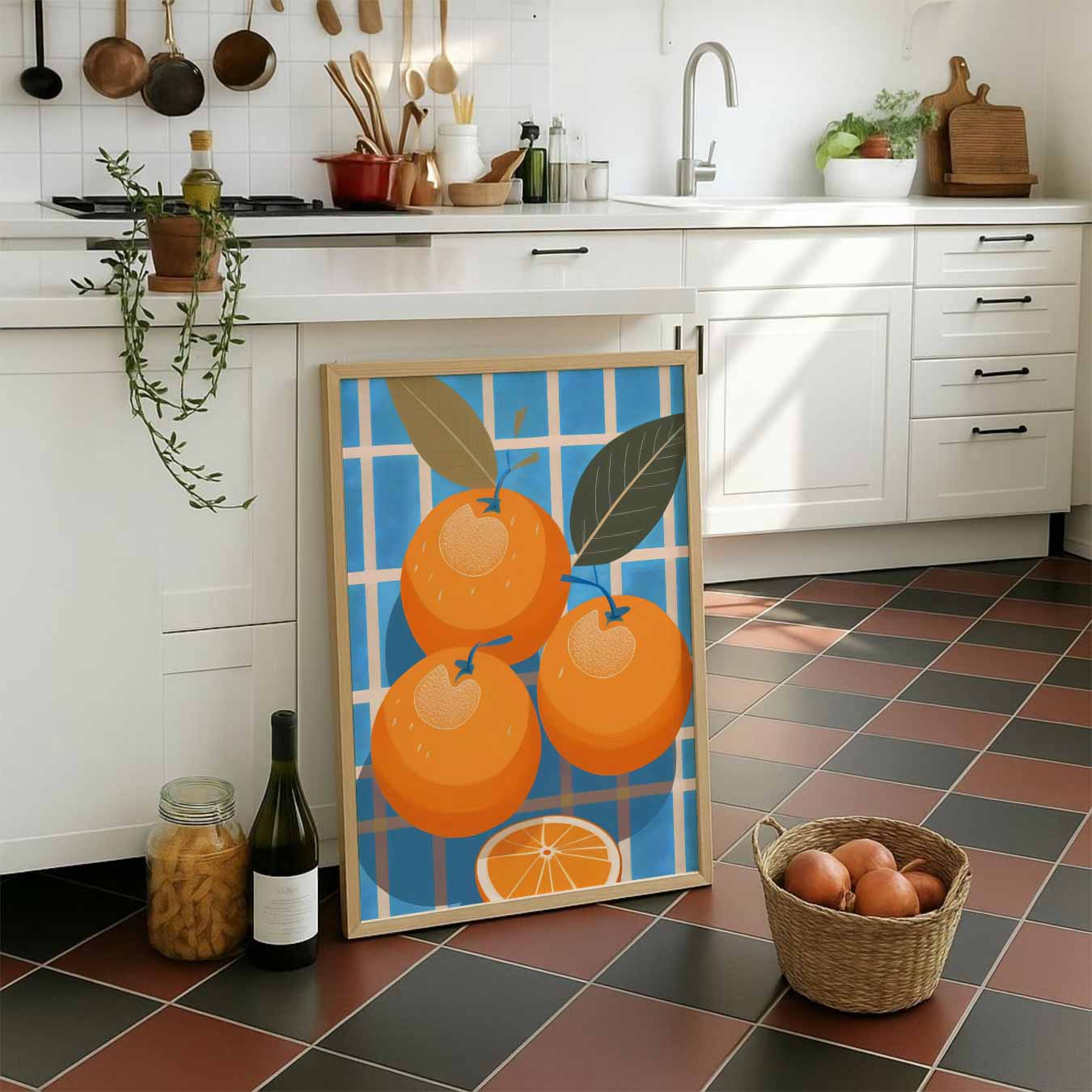 Zomerse Sinaasappelverwondering Poster