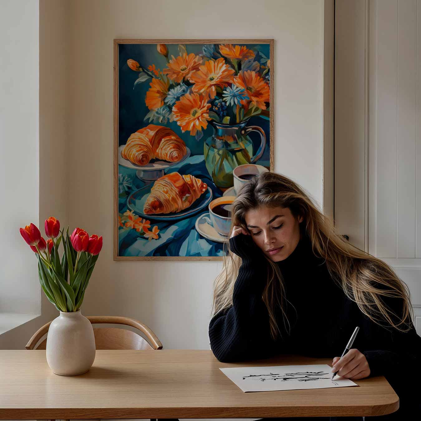 Rustieke Ontbijt Sfeerposter-WallArtistic