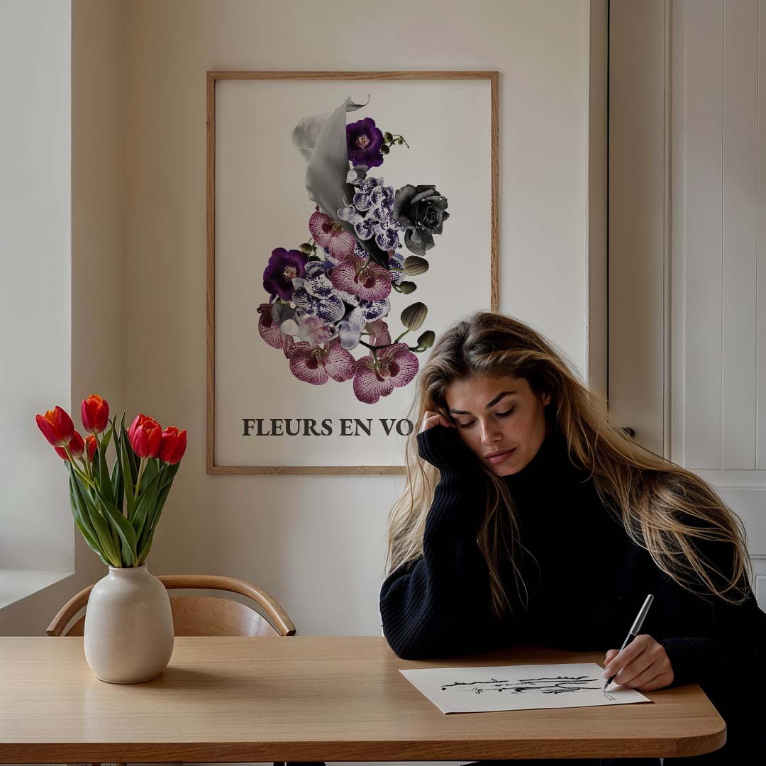 Bloemenpracht in Mode Poster-WallArtistic