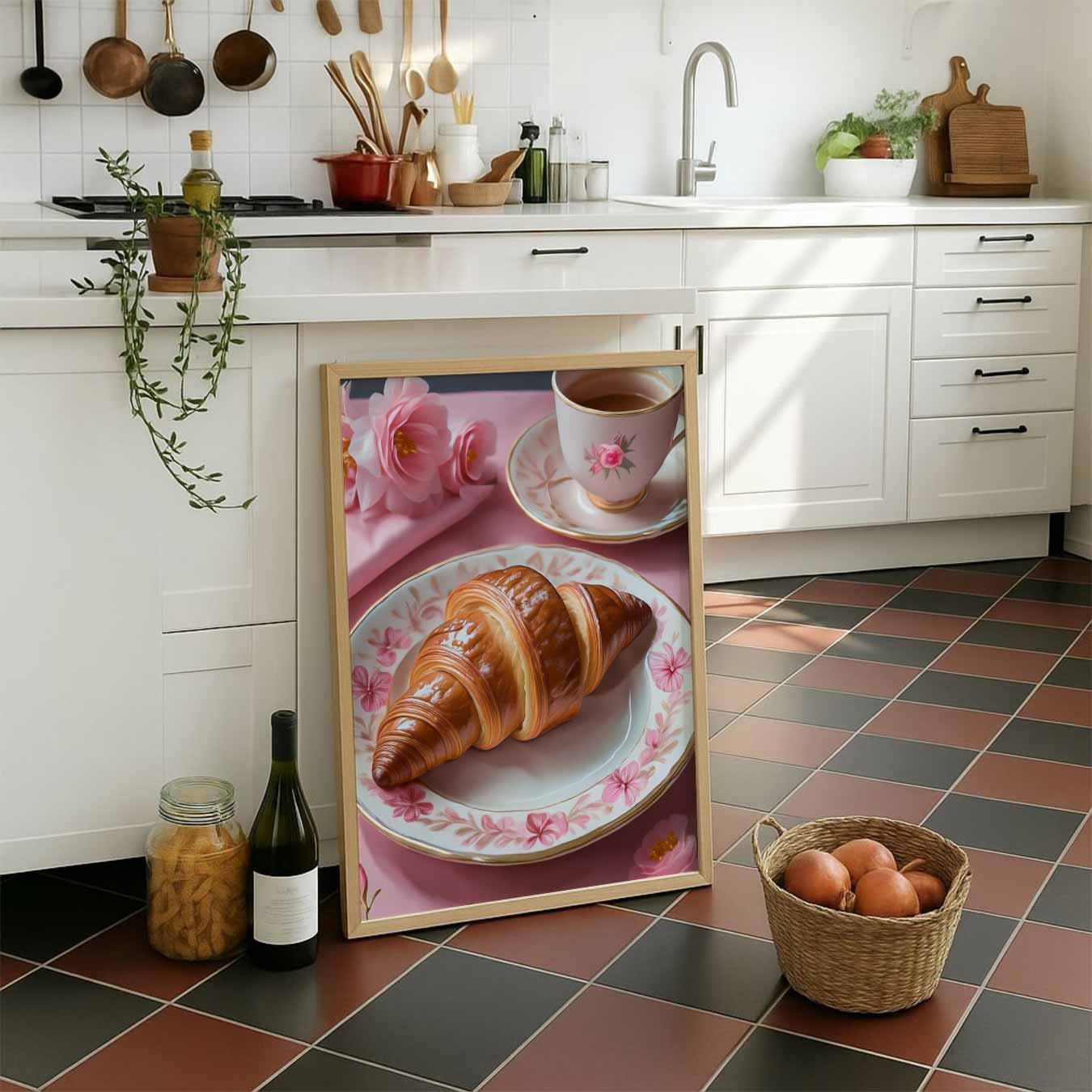 Zachte Romantiek Ontbijtposter-WallArtistic