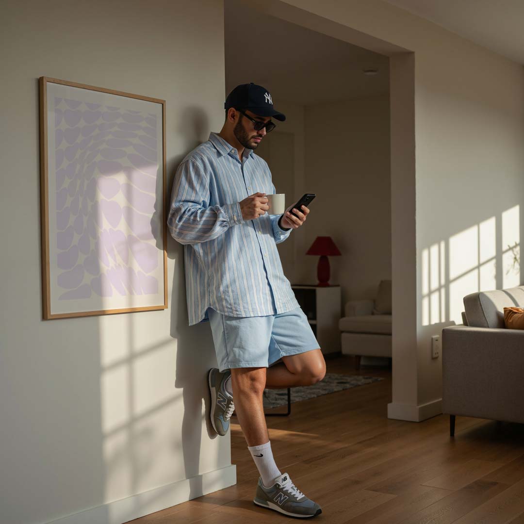 Sierlijke Hartjes Poster-WallArtistic