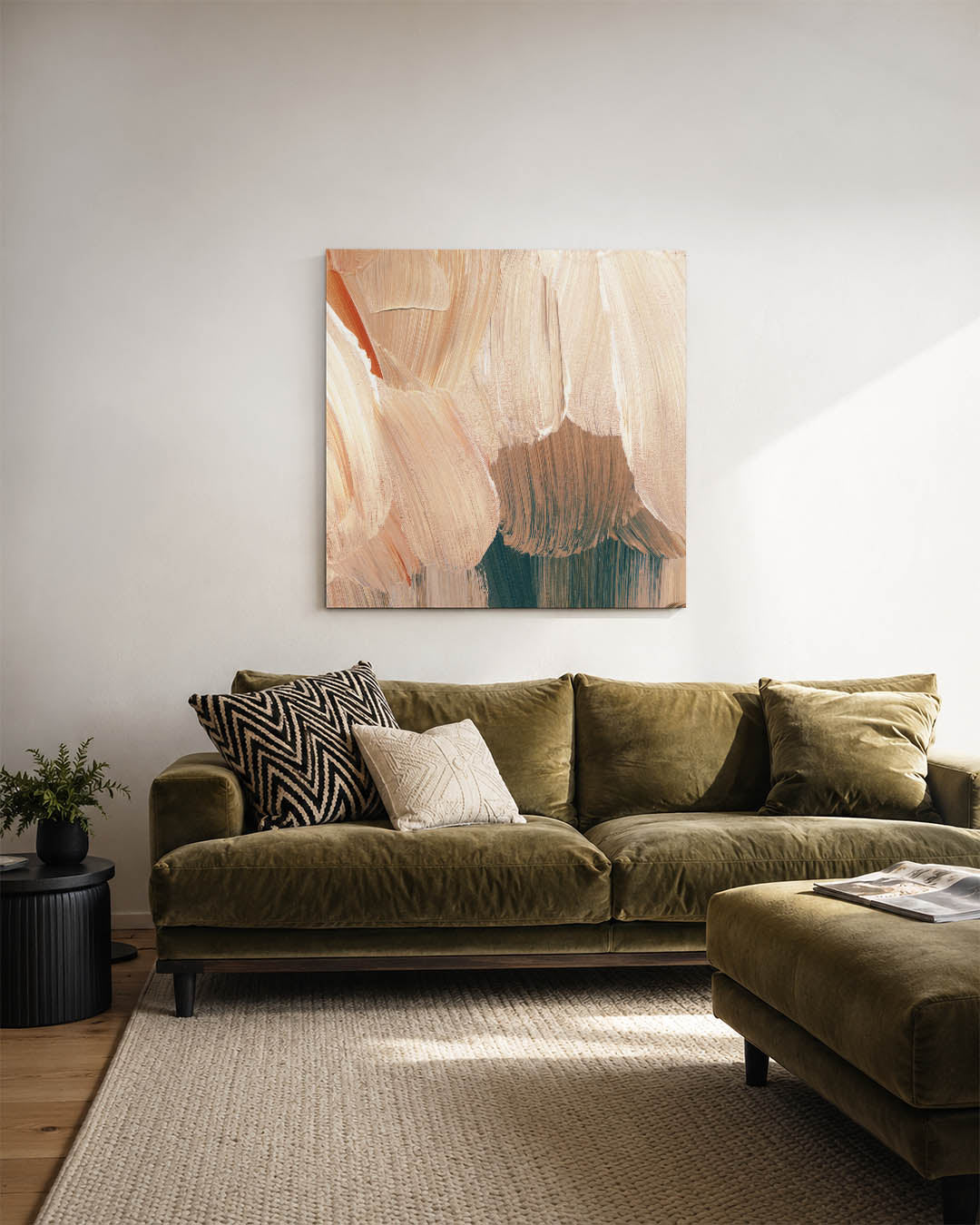 Penseelstreken Kunstwerk