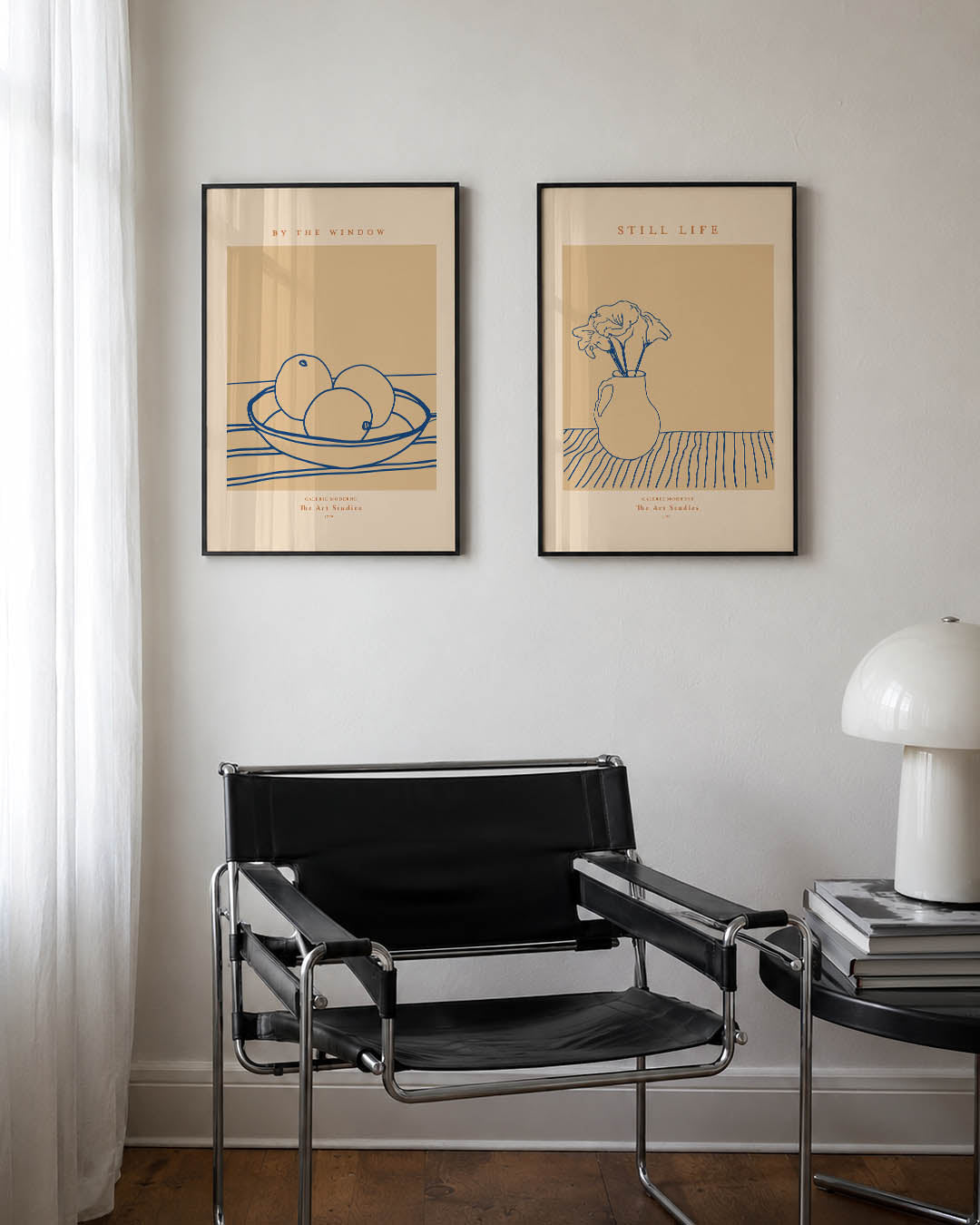 Lijnen en vruchten Posterset