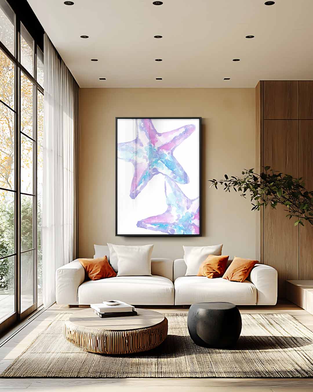 Abstract kunstwerk Kunstwerk-canvas-dibond-plexiglas-wanddecoratie-WallArtistic