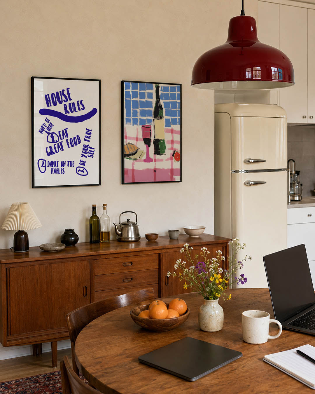 Speelse typografie Posterset