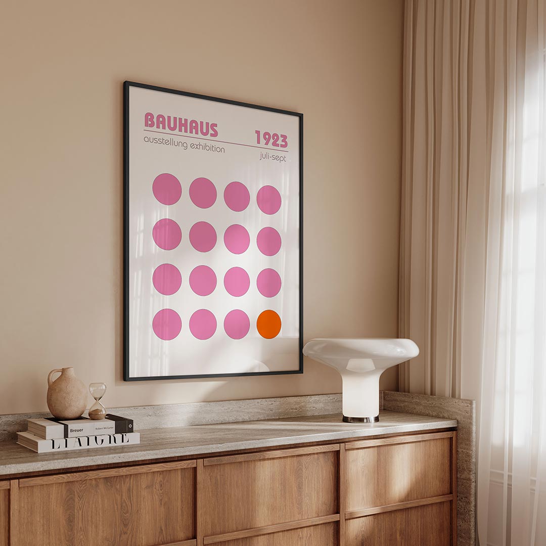 Cirkelritme en kleur Poster