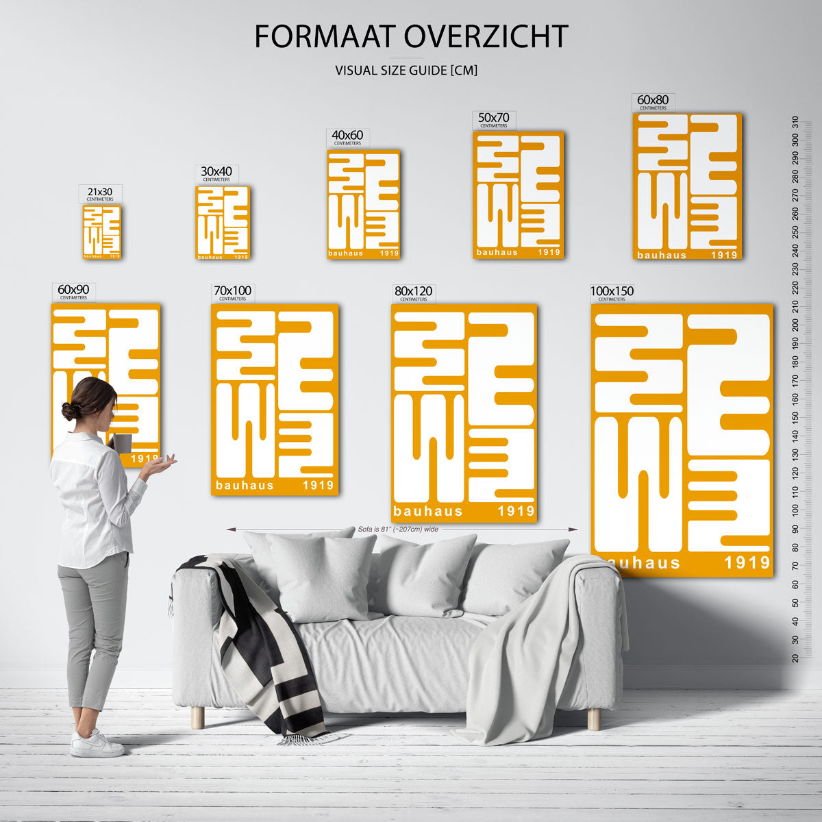 Vorm en lijnen Poster