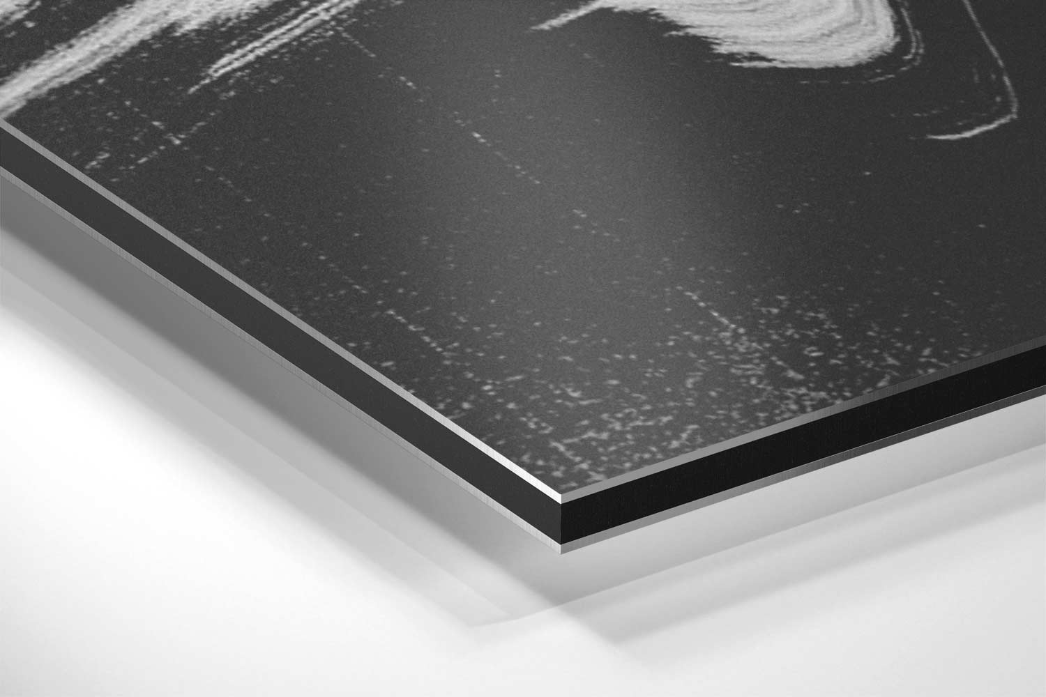Modern Abstracte Zwart-Wit Print Kunstwerk-canvas-dibond-plexiglas-wanddecoratie-WallArtistic