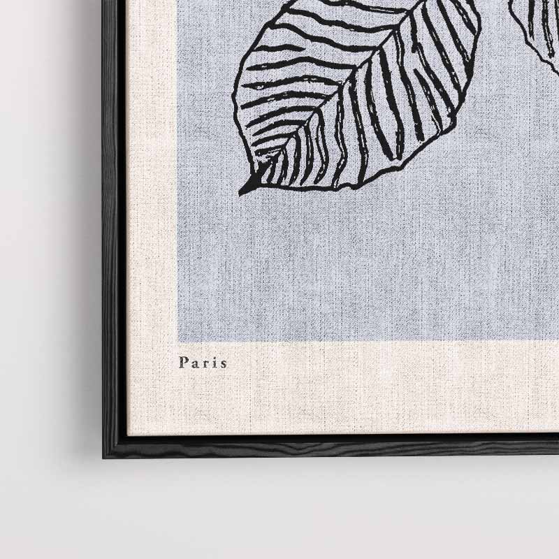 Botanische Bladeren Print Kunstwerk-canvas-dibond-plexiglas-wanddecoratie-WallArtistic