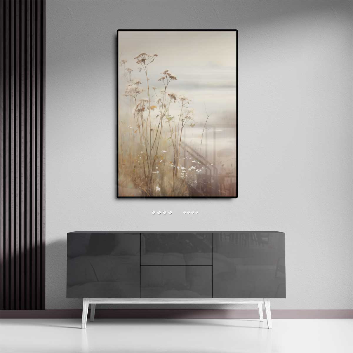 Sereniteit in de Ochtendmist Kunstwerk-canvas-dibond-plexiglas-wanddecoratie-WallArtistic