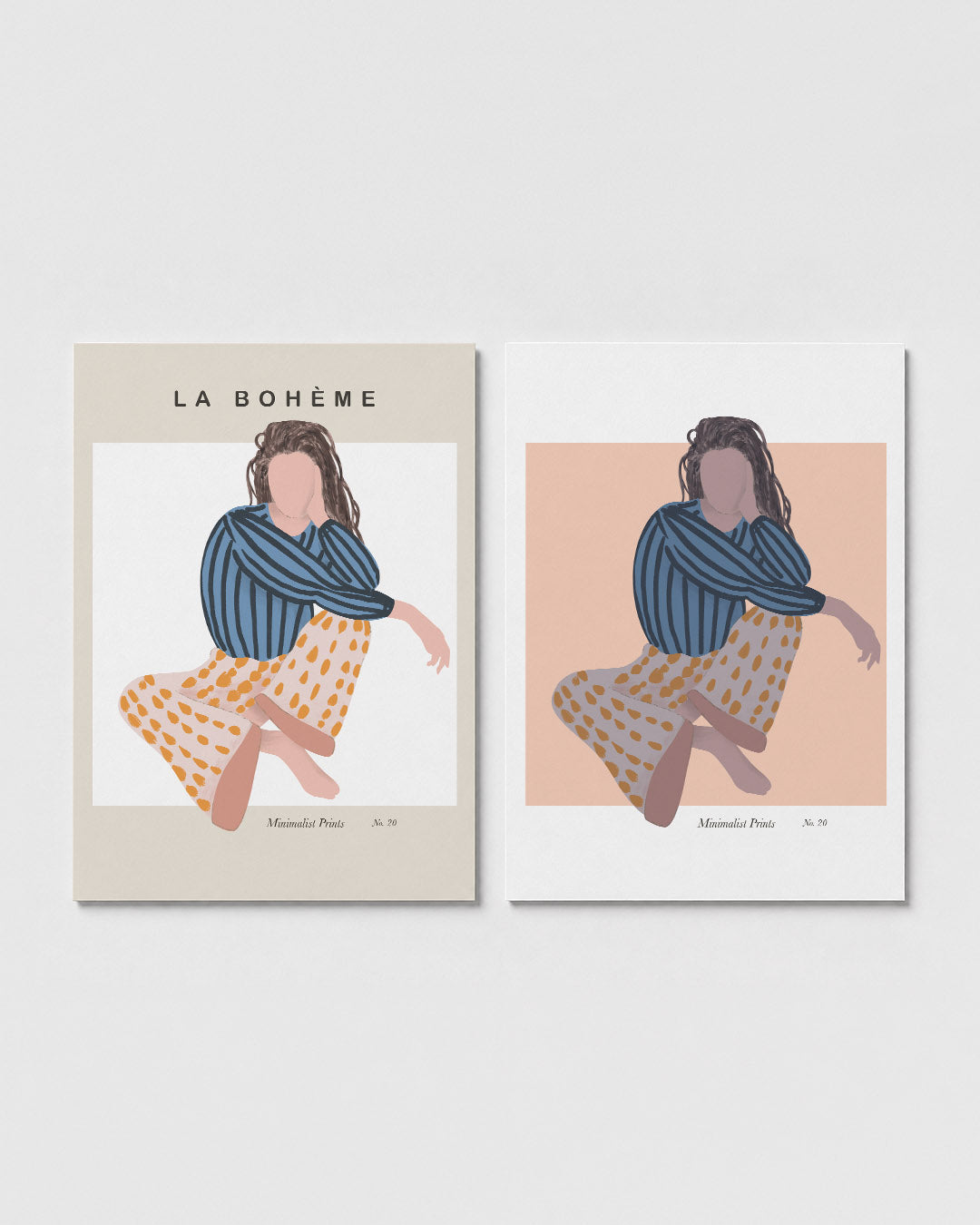 Kleur en lijnenspel Posterset