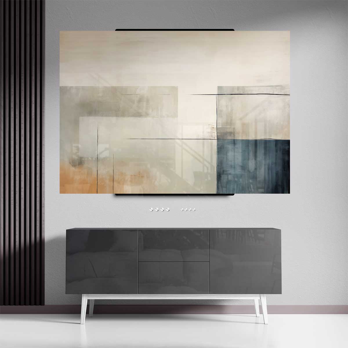Rustige Horizon Kunstwerk-canvas-dibond-plexiglas-wanddecoratie-WallArtistic