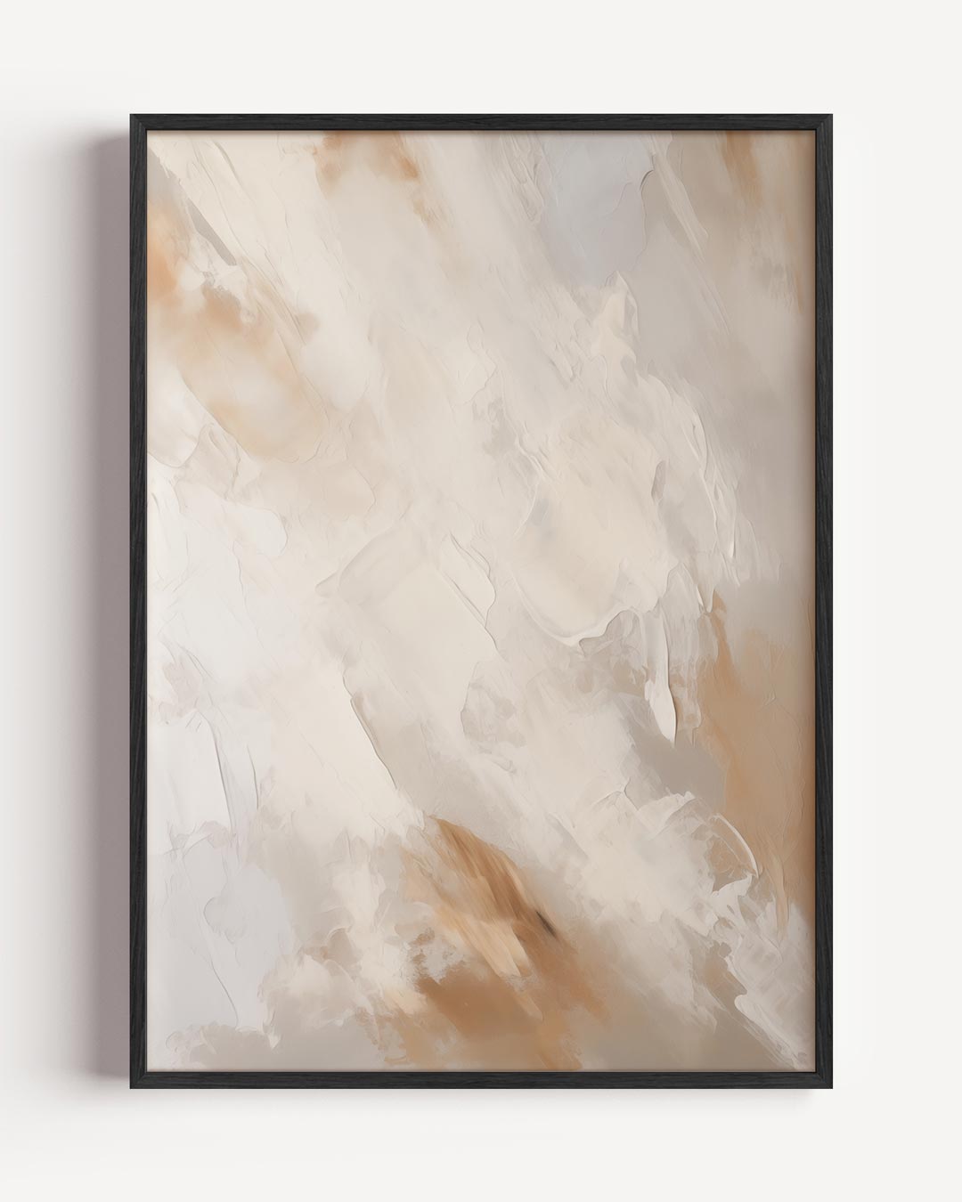 Warme Abstracte Zandtonen Poster-WallArtistic