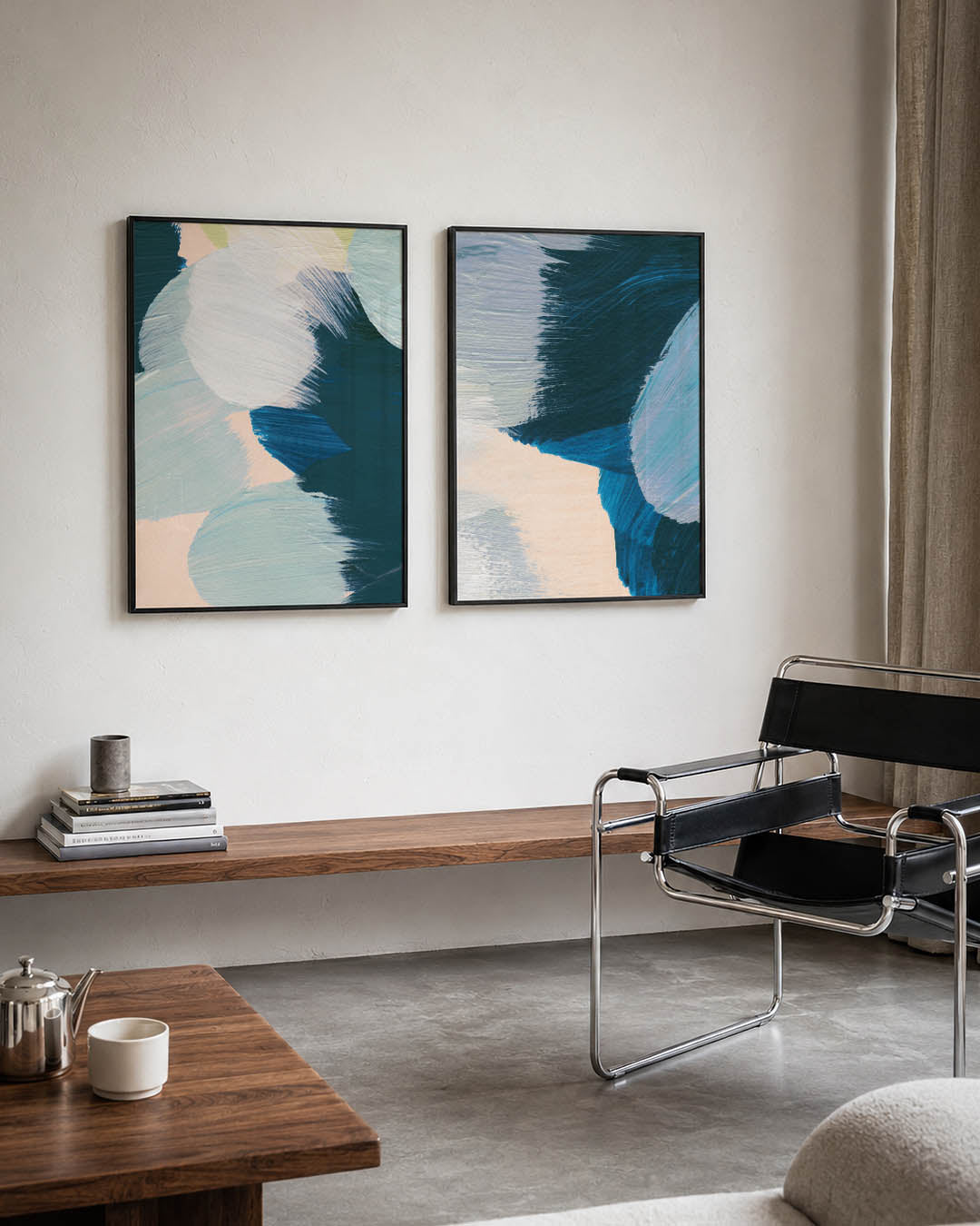 Kleurvlakken harmonie Posterset