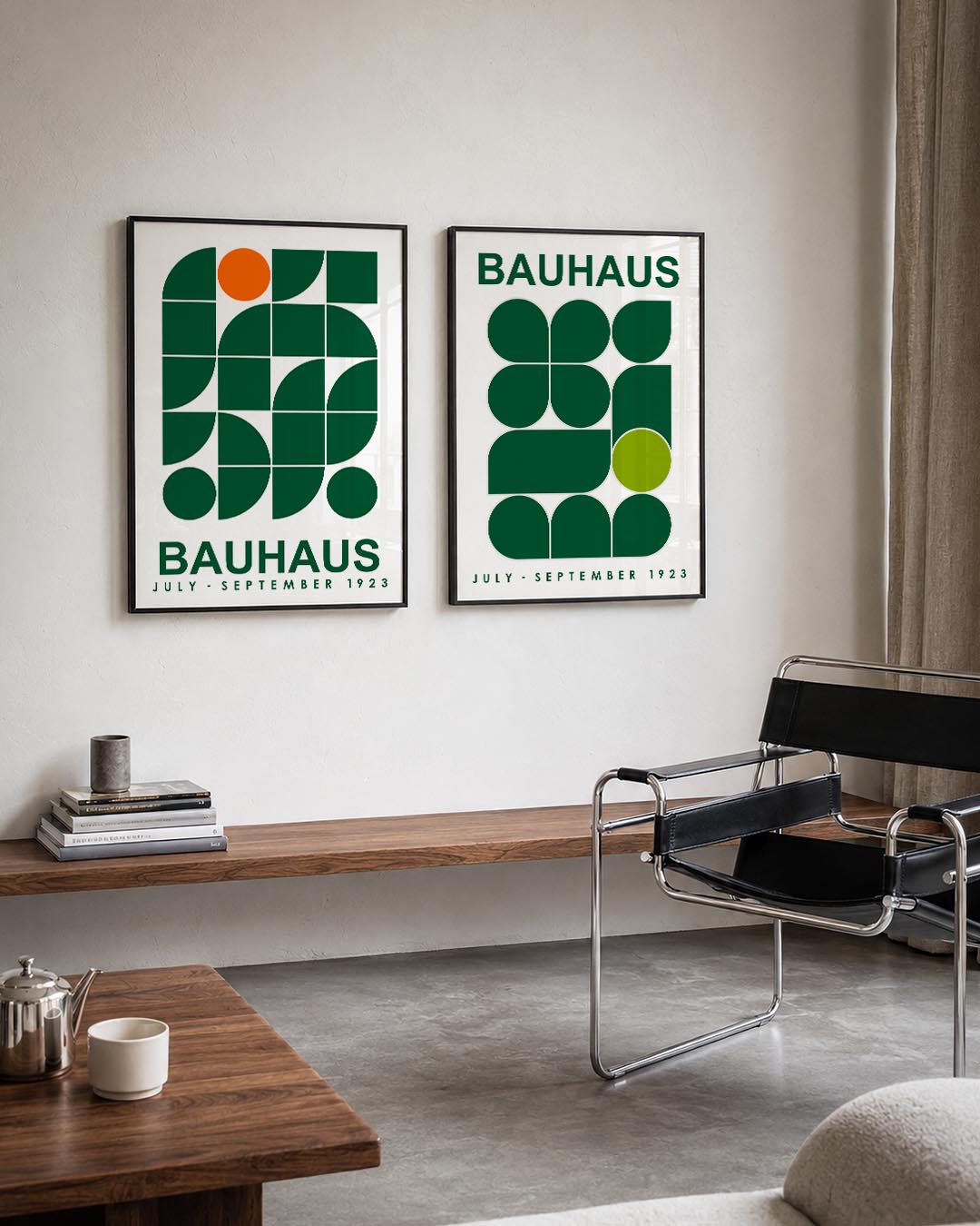 Vormen en kleurvlakken Posterset