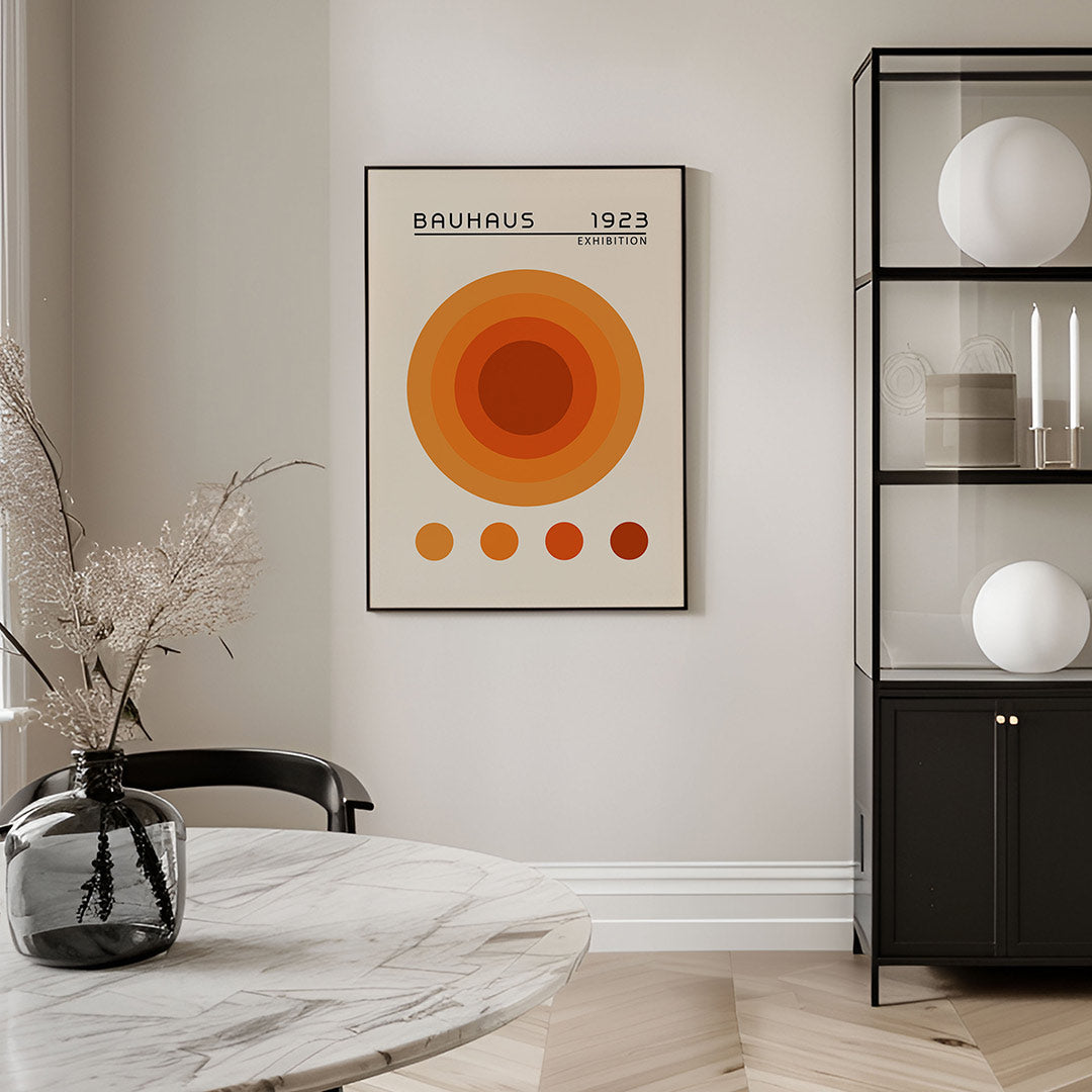 Cirkelvormen en kleur Poster