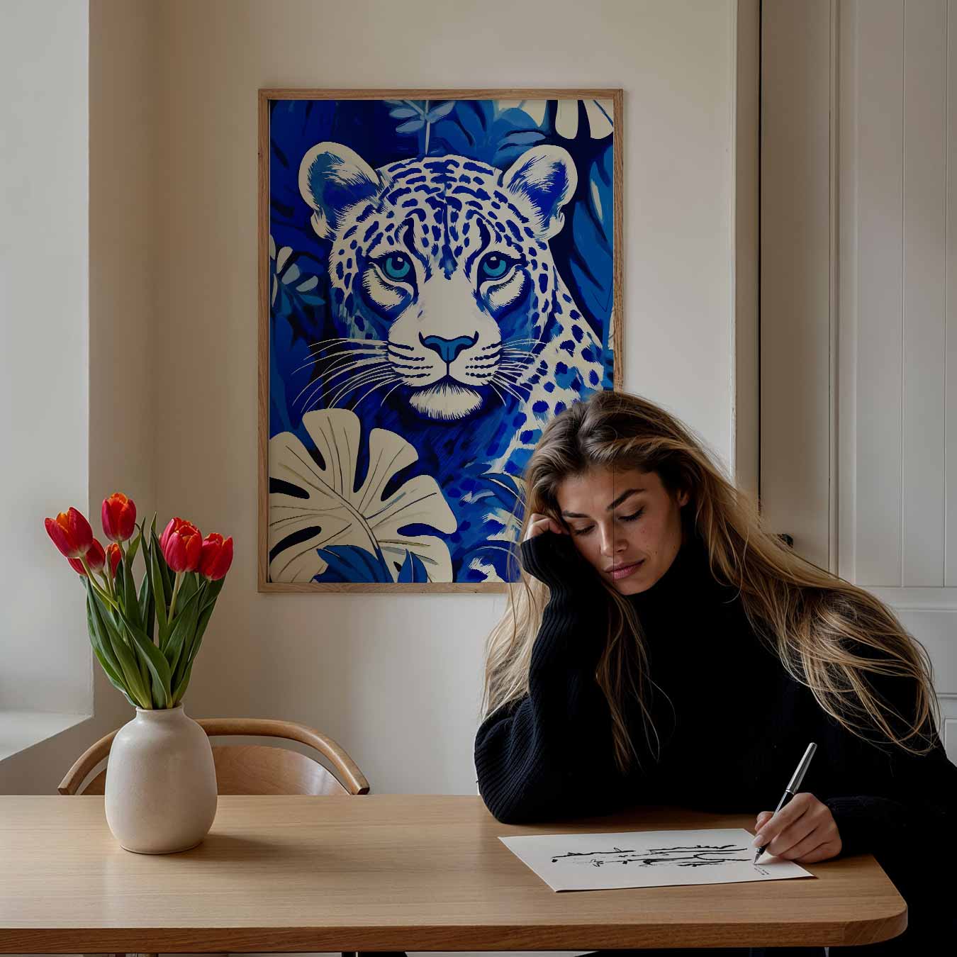 Jungle Leopard Power Poster