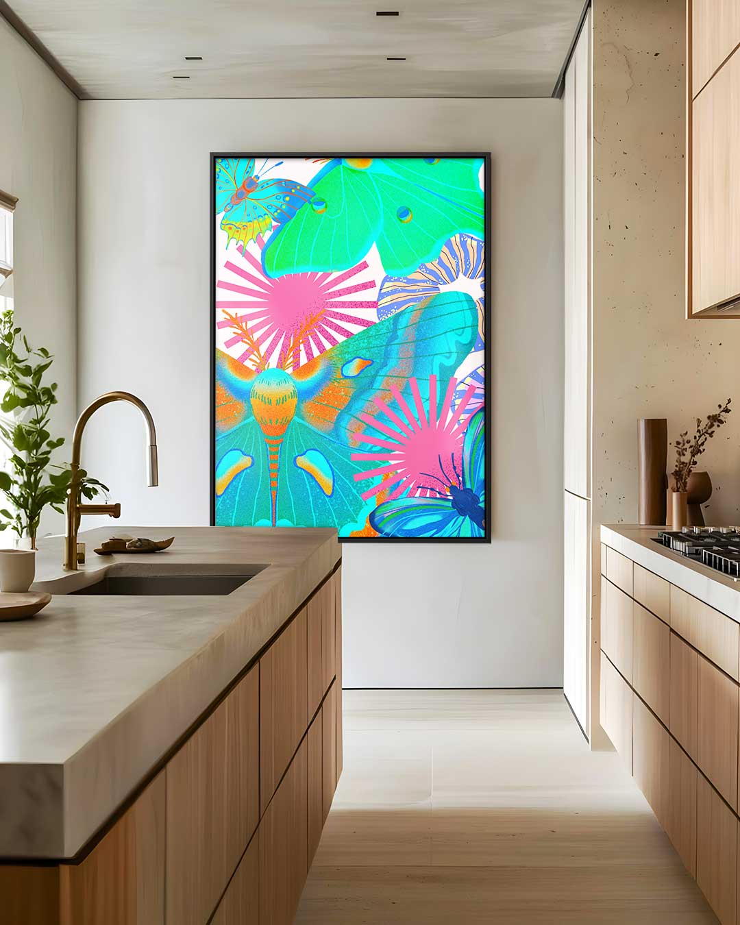 Abstract kunstwerk Kunstwerk-canvas-dibond-plexiglas-wanddecoratie-WallArtistic