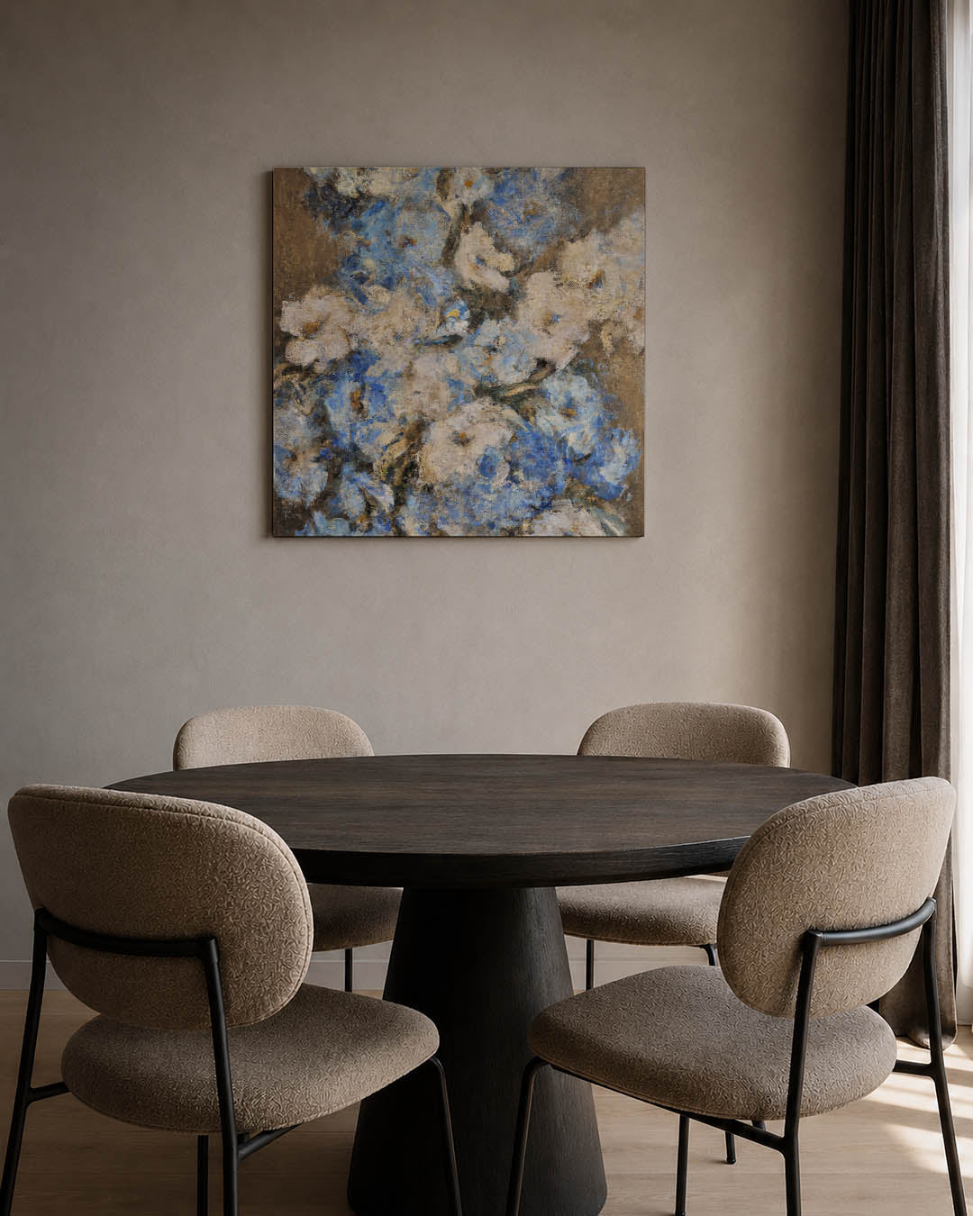 Bloemrijke compositie Kunstwerk