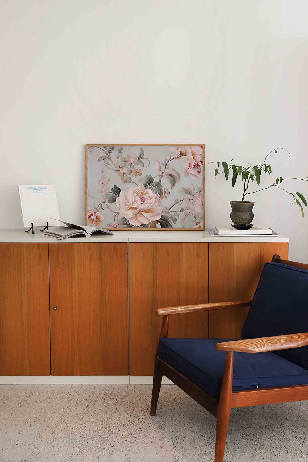 Bloemen en bladeren Poster