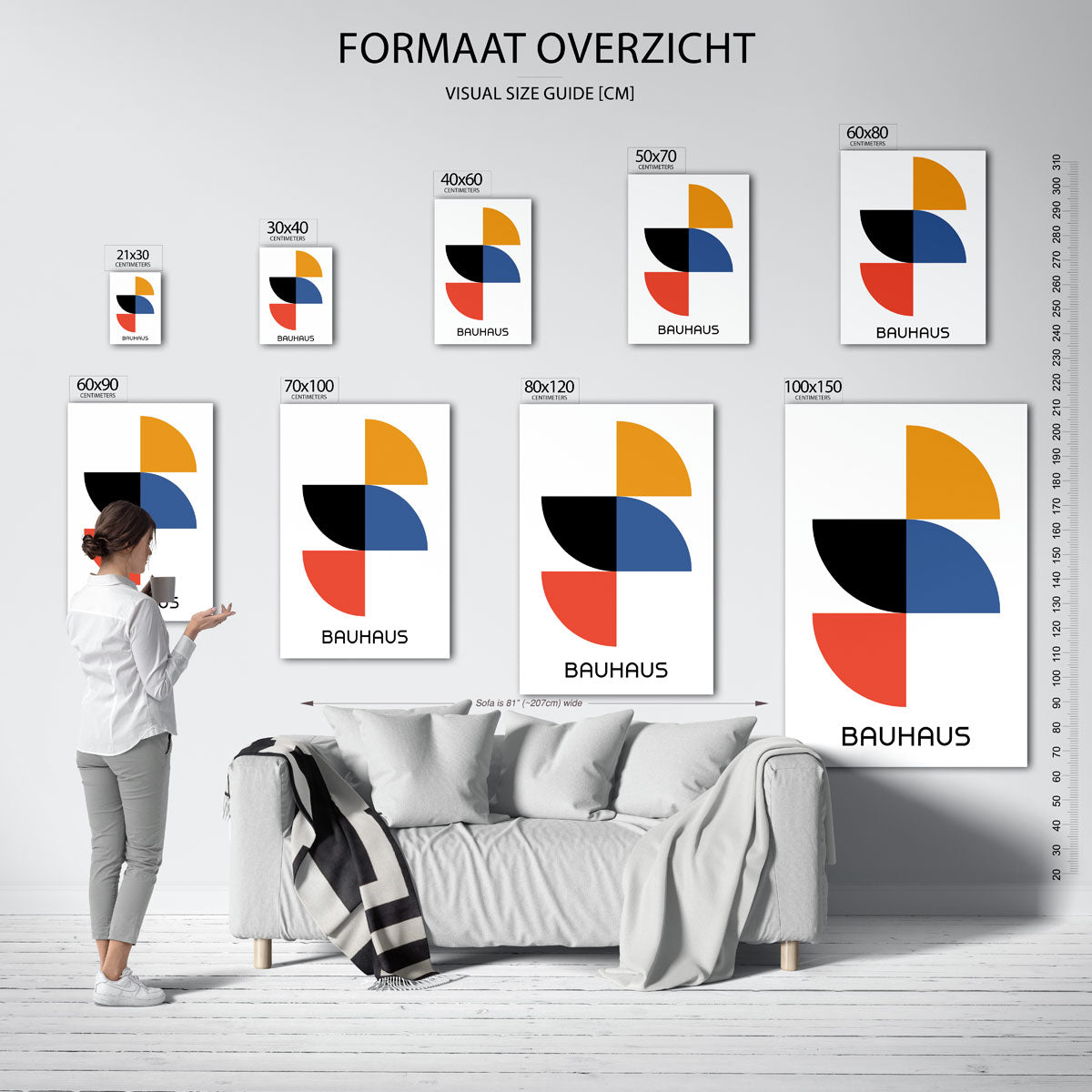 Vormen en vlakken Poster