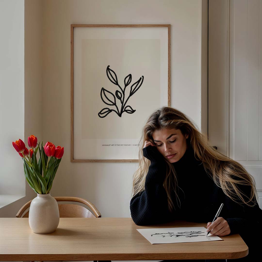 Minimalistische Botanische Poster-WallArtistic