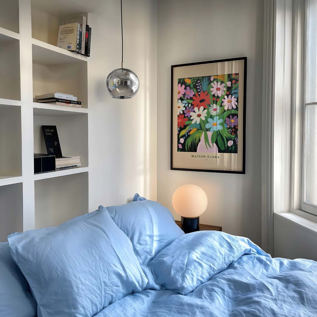 Bloemenpracht Vaas Poster-WallArtistic