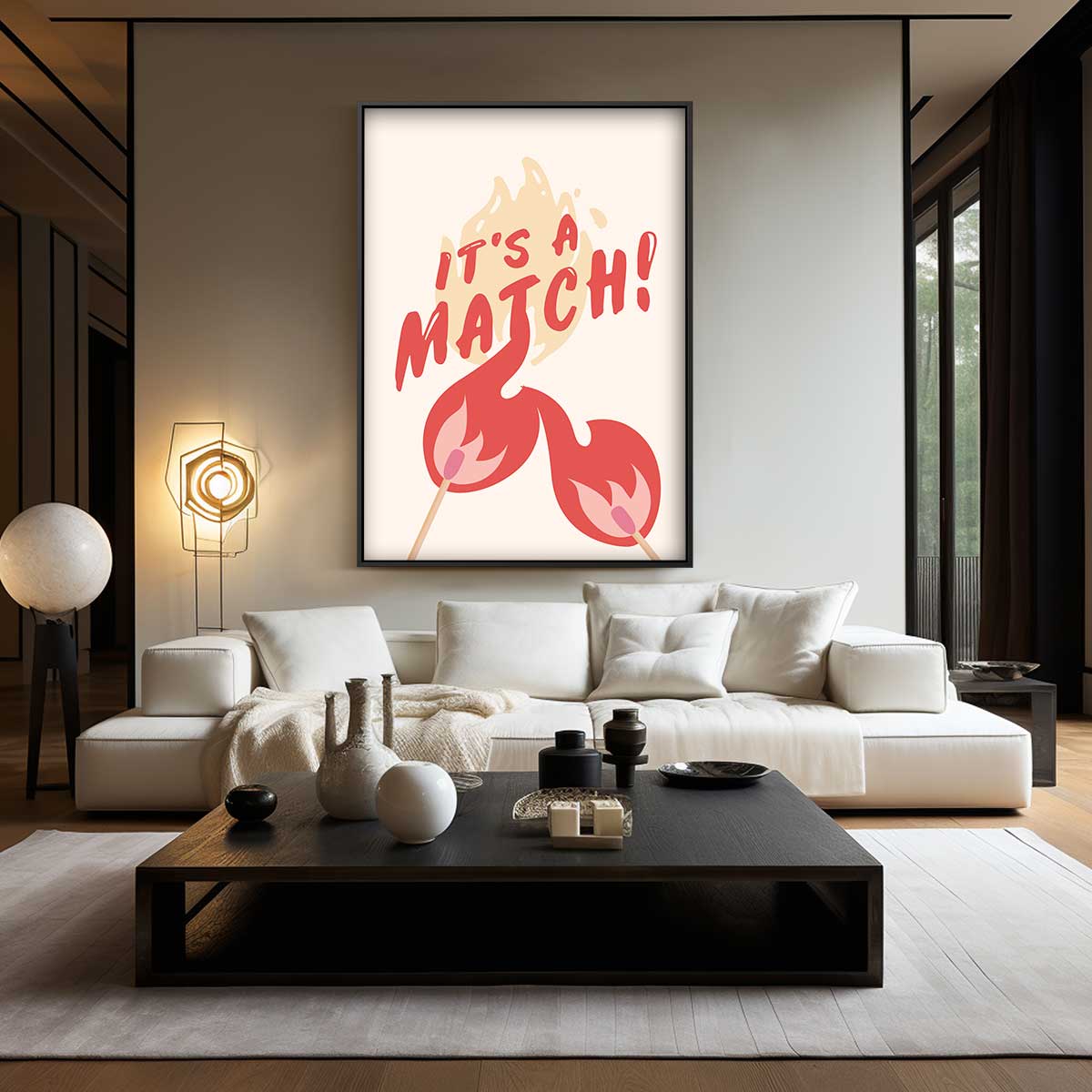 Vurig Trouwportret Kunstwerk-canvas-dibond-plexiglas-wanddecoratie-WallArtistic