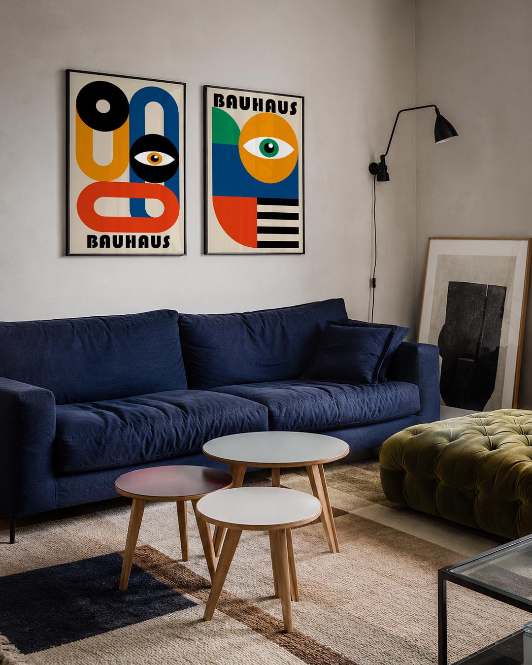 Kleurrijke vormen Posterset