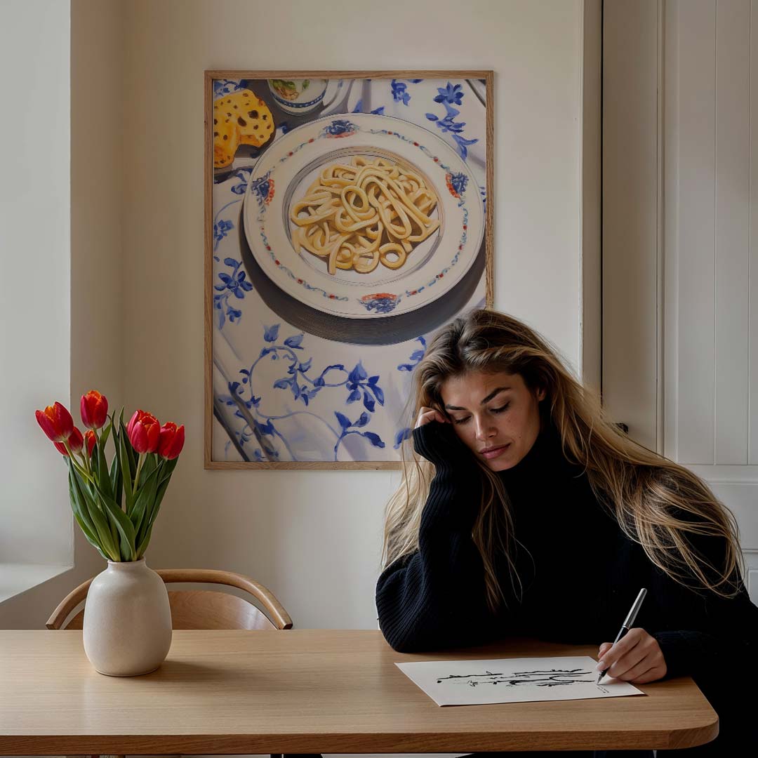 Kunstzinnige Pastaposter-WallArtistic