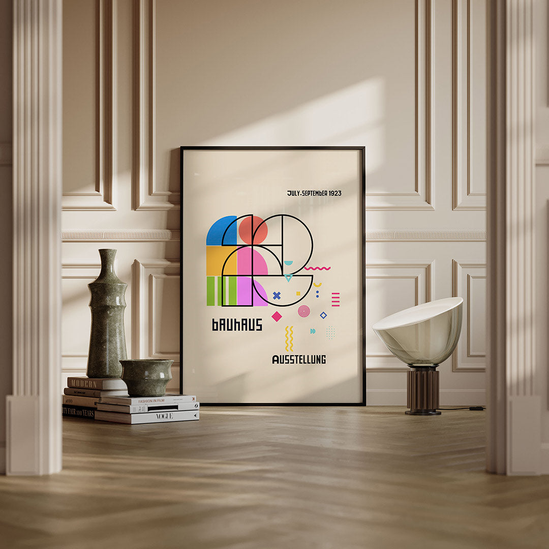 Vormen en kleurvlakken Poster
