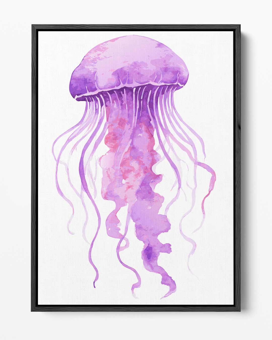 Dromerige Kwallenfantasie Kunstwerk-canvas-dibond-plexiglas-wanddecoratie-WallArtistic
