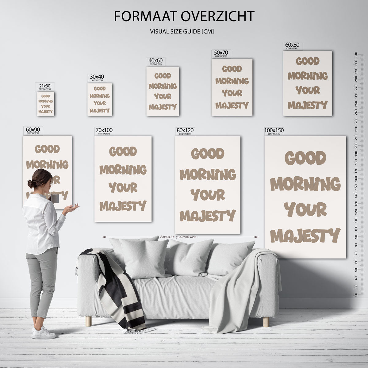 Good morning tekst Poster