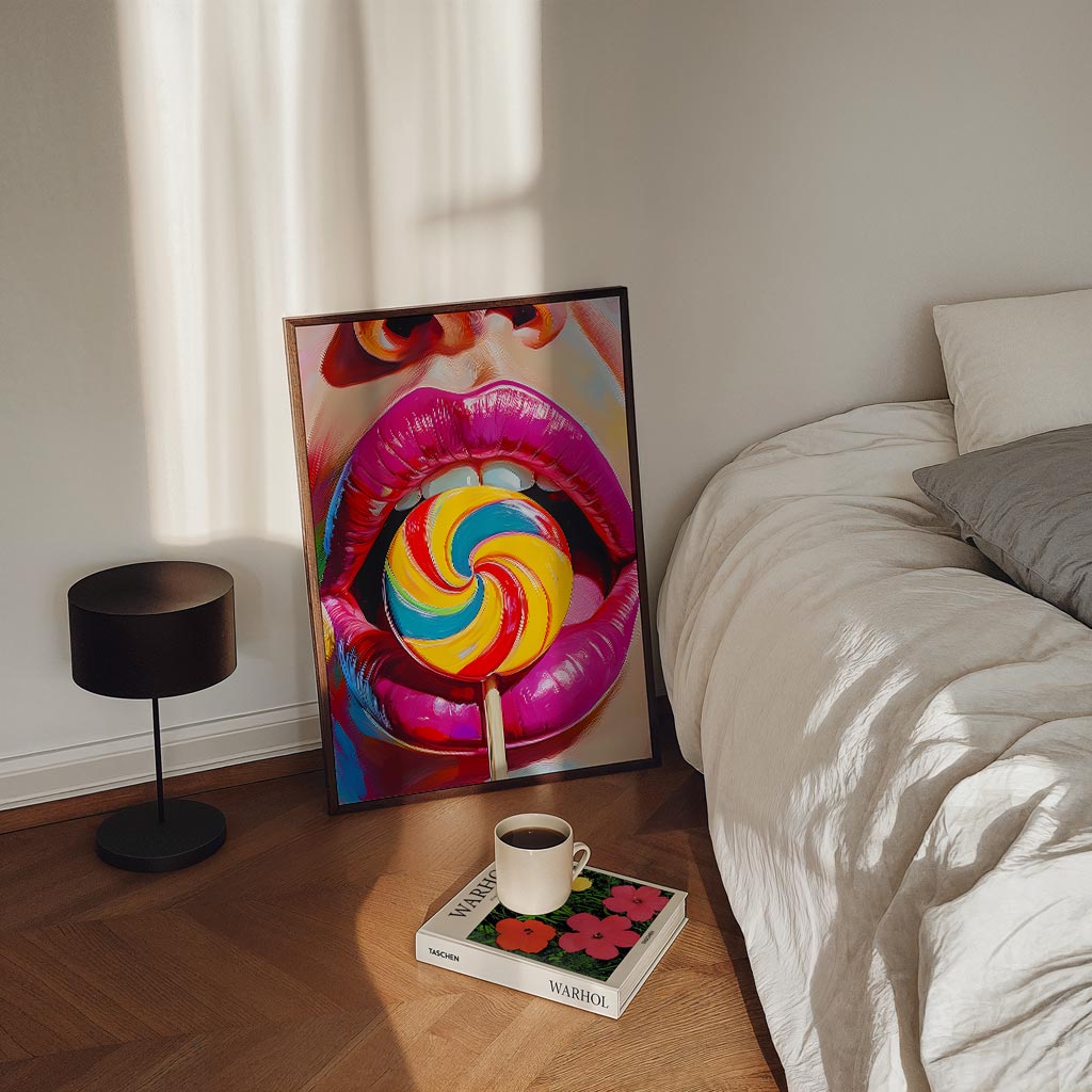 Kleurrijke Lolly Pop Art Poster