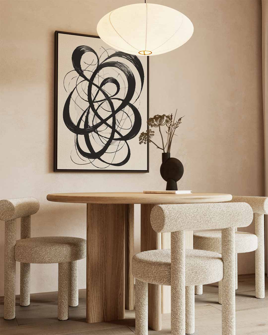 Dans van de Penselen Kunstwerk-canvas-dibond-plexiglas-wanddecoratie-WallArtistic