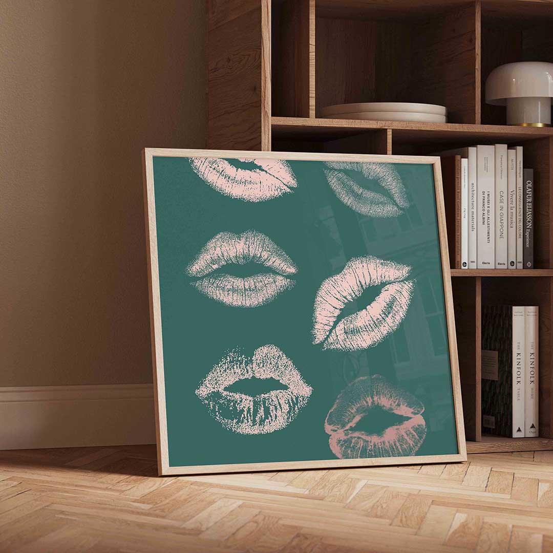 Lipafdrukken Poster