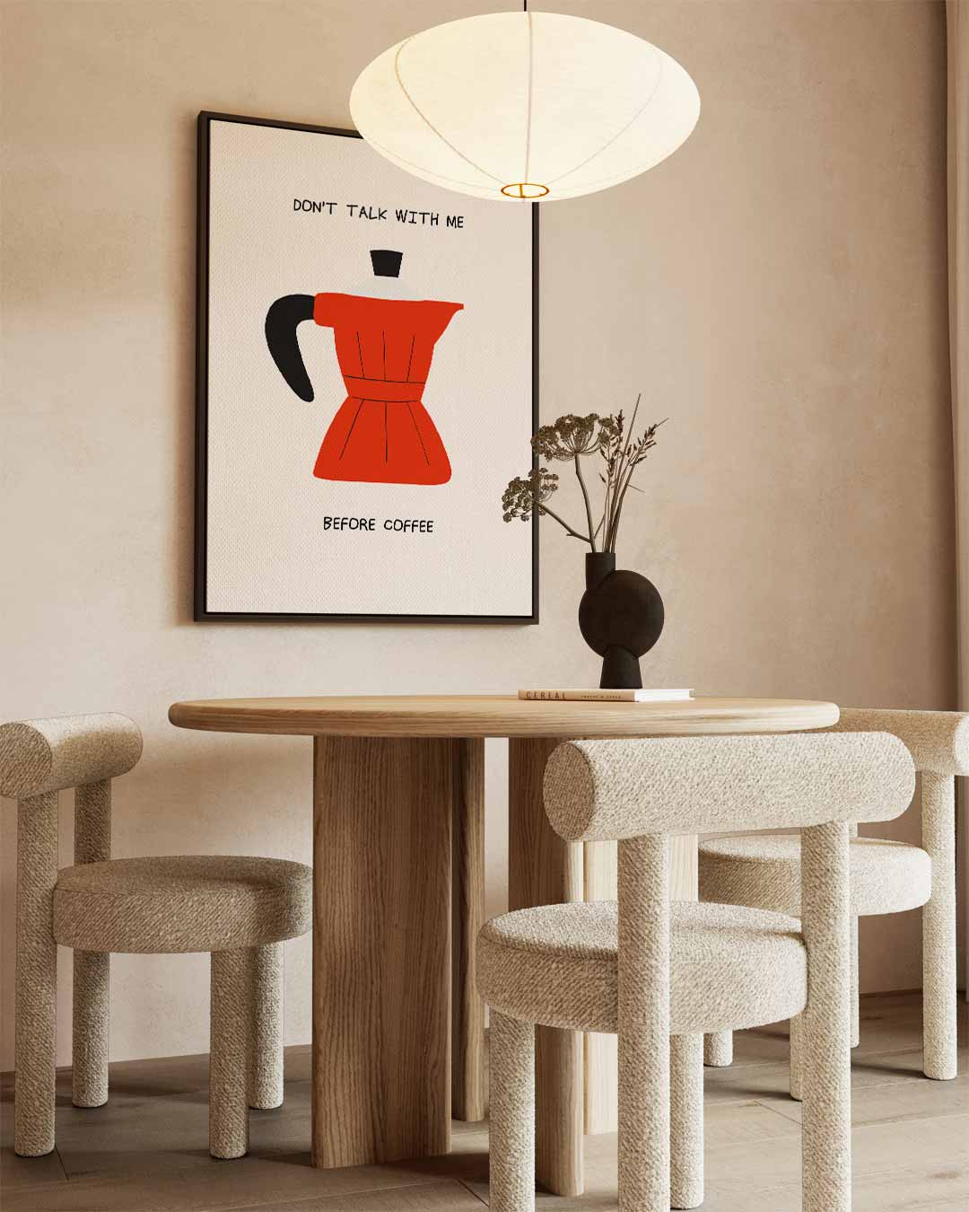 Humoristisch Koffie Kunstwerk Kunstwerk-canvas-dibond-plexiglas-wanddecoratie-WallArtistic