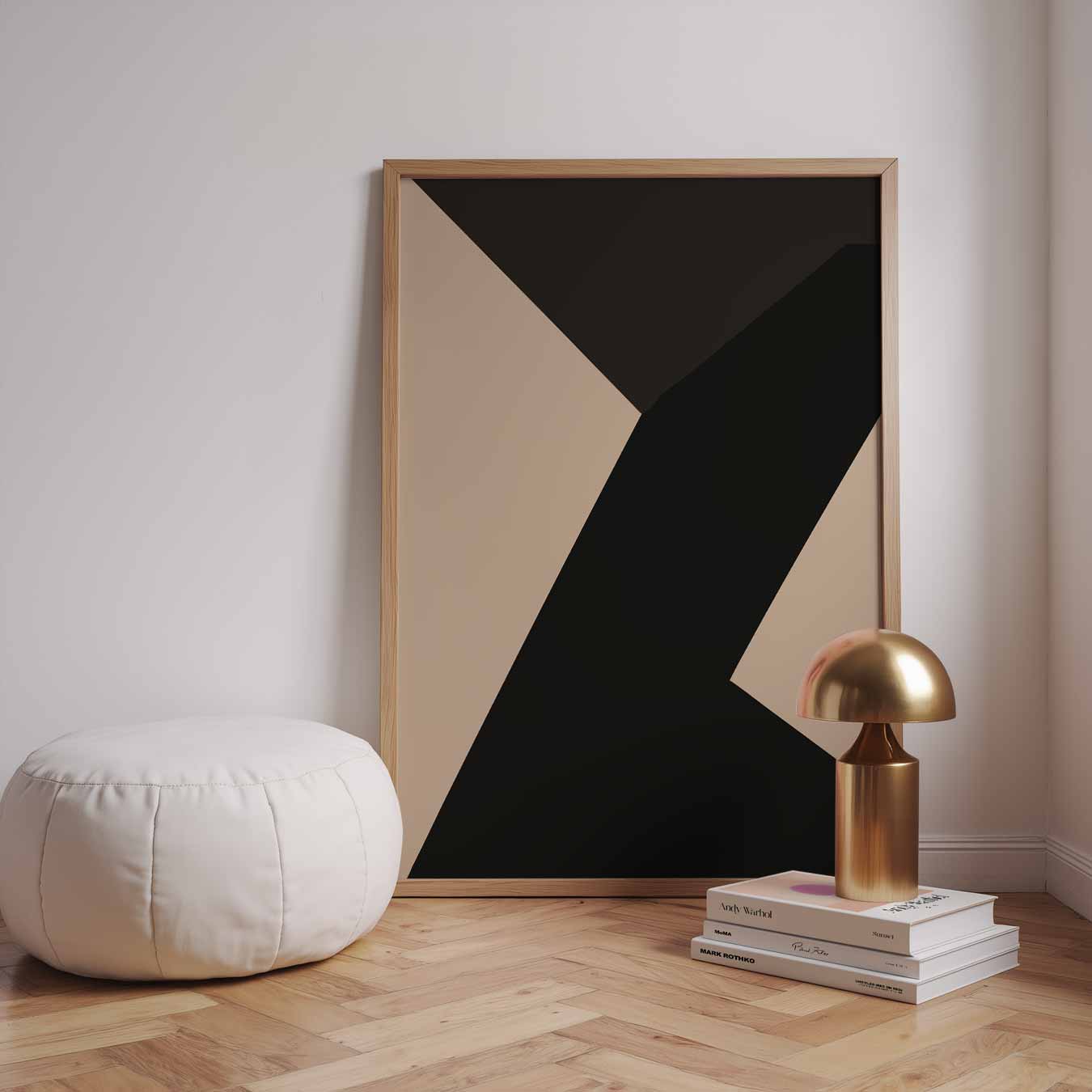 Moderne Abstracte Geometrische Kunst Poster