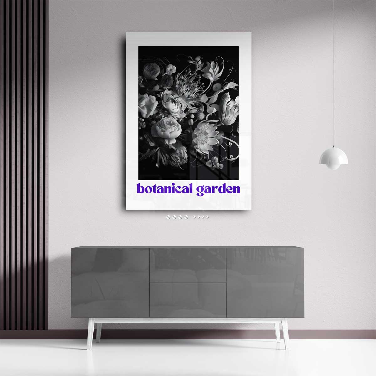 Botanische Tuin Wandkunst Kunstwerk-canvas-dibond-plexiglas-wanddecoratie-WallArtistic