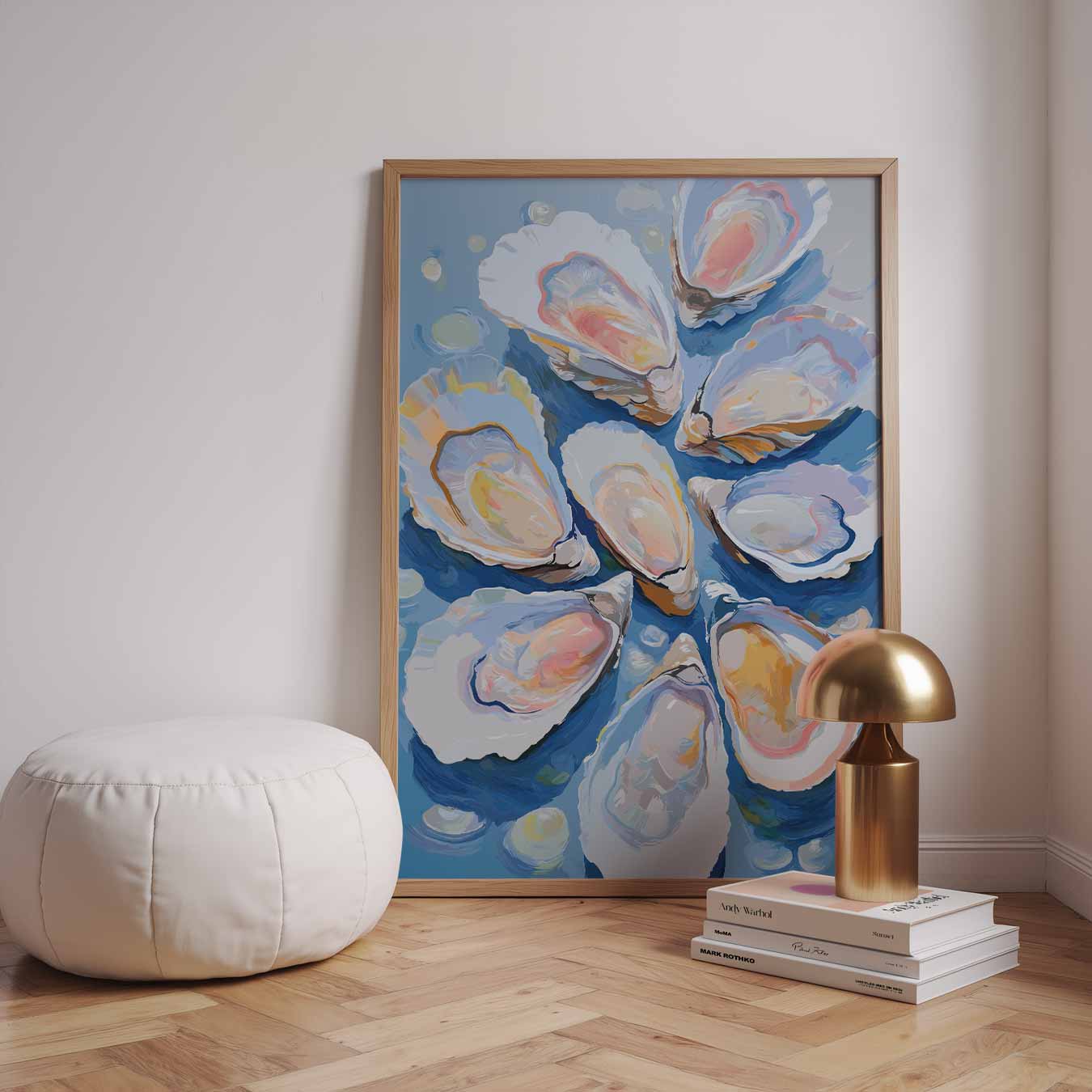 Oceanische Oester Droom Poster-WallArtistic