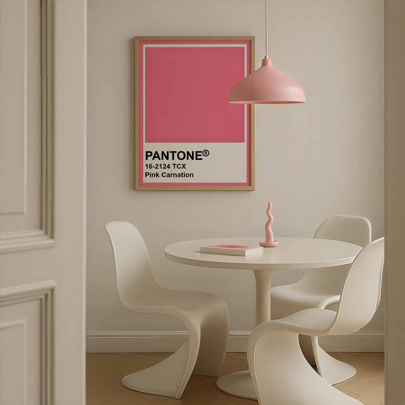Pantone Pink Carnation Poster