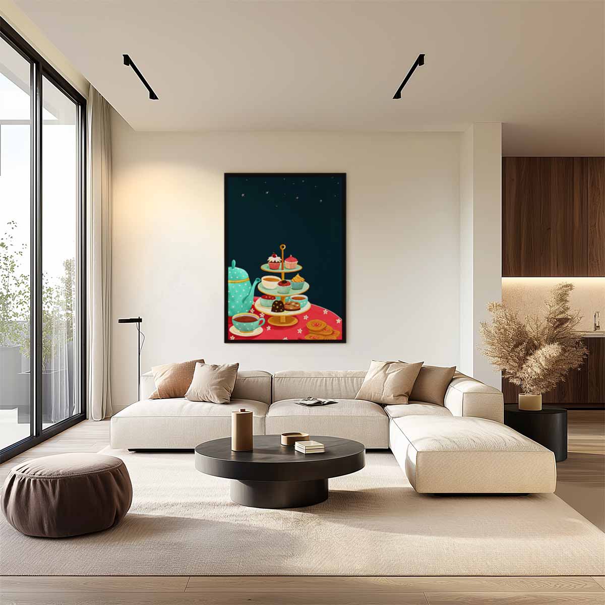 Afternoon Tea Delights Kunstwerk-canvas-dibond-plexiglas-wanddecoratie-WallArtistic