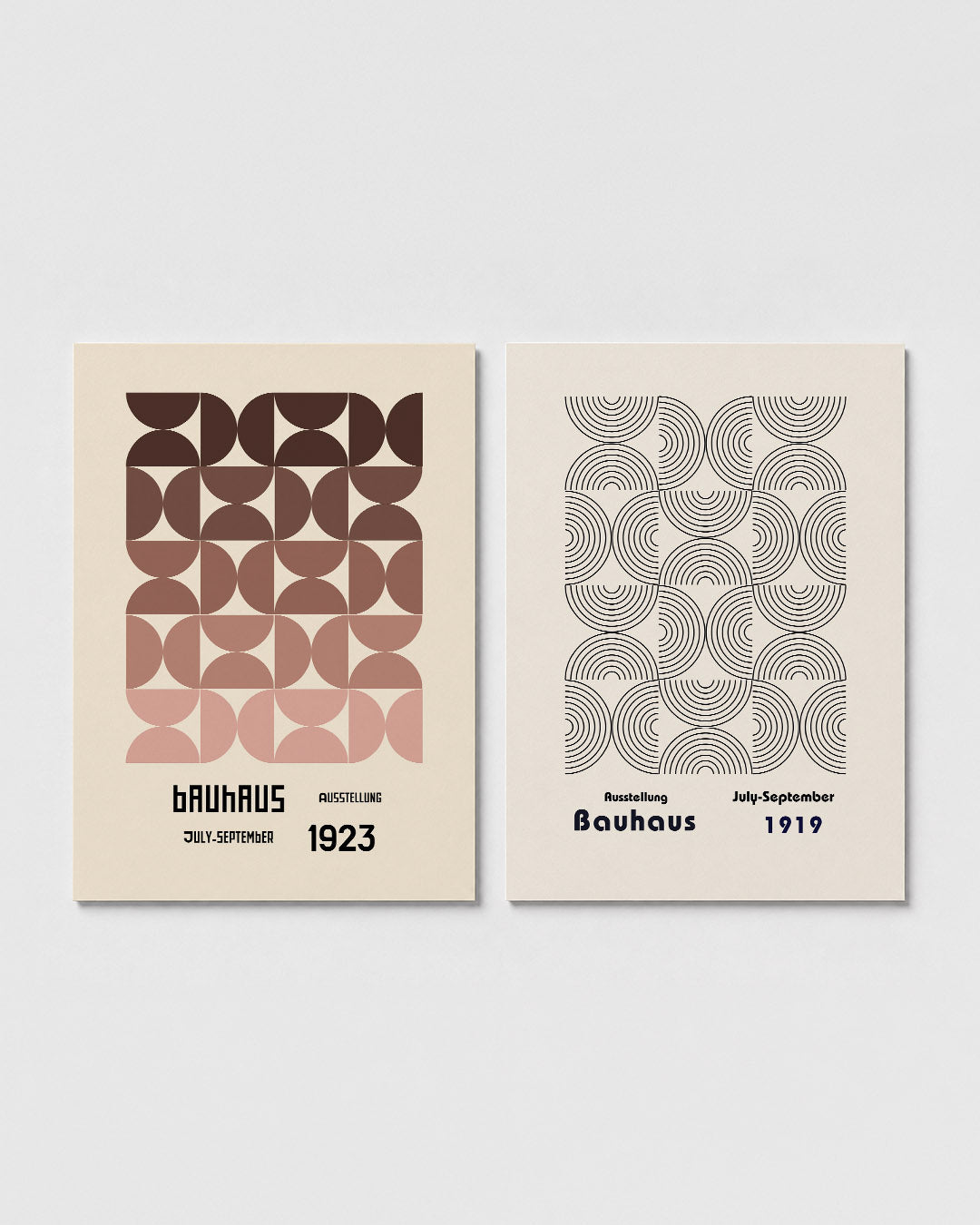 Vormritme en kleur Posterset