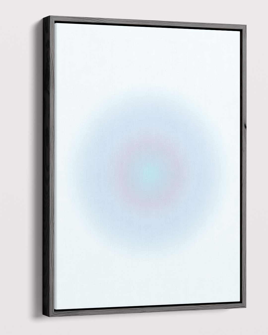 Rustgevende Blauwe Cirkel Kunstwerk-canvas-dibond-plexiglas-wanddecoratie-WallArtistic