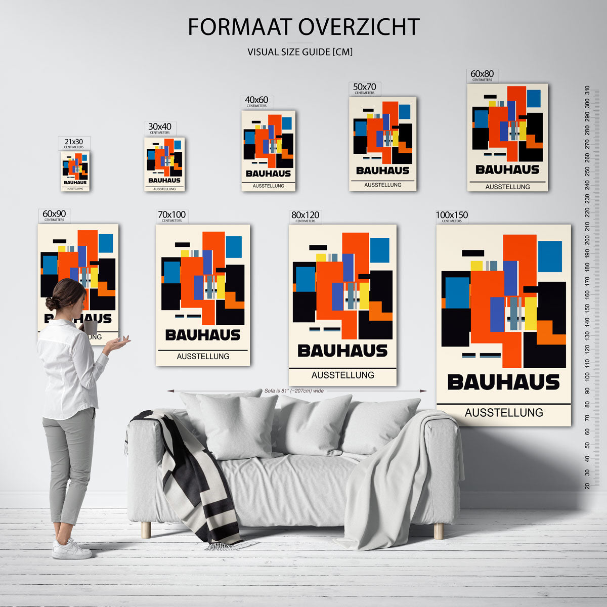Vormen en vlakkenspel Poster